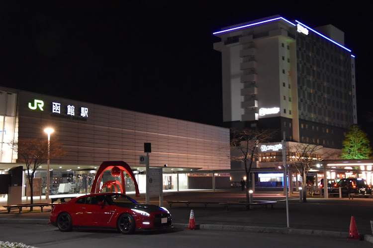 NISSAN GT-Rの夜桜お七・五稜郭タワー・コナン・コナン・ザ・グレート・手ブラに関するカスタム事例の投稿画像14枚目