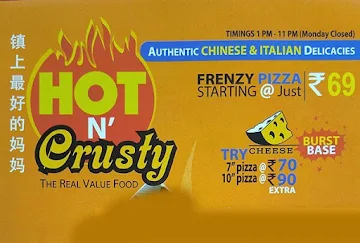 Hot N Crusty menu 