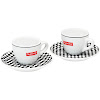 supreme®/ipa porcellane aosta espresso set (set of 2) ss22