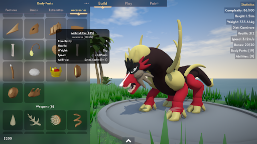 Screenshot Creature Creator