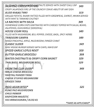 La Rockstar Cafe menu 4