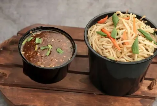 Veg Manchurian Noodles