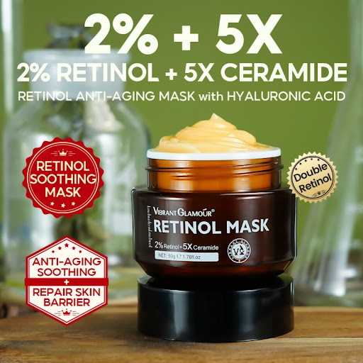Title 1, Retinol Sleep Mask Anti-wrinkle Anti-aging Mois...