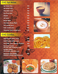 Calcutta Victoria Chat House menu 2