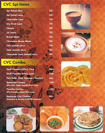 Calcutta Victoria Chat House menu 