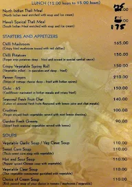 The Haveli - Hotel Annamalai International menu 5