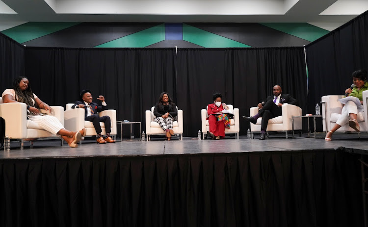 Congresswomen Sheila Jackson Lee and Cori Bush join a panel discussing reparations ahead of the 100 year anniversary of the 1921 Tulsa Massacre in Tulsa, Oklahoma, US, May 29, 2021.