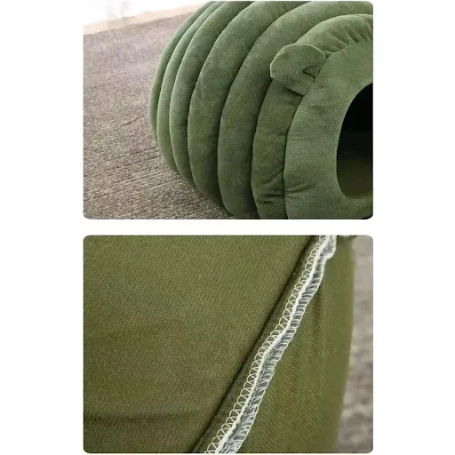 Cat Kennel Winter Warm Fully Enclosed Comfortable Sleeping House Pumpkin Cat Nest Pet Bed Supplies Thermal Bed Cat Sleep