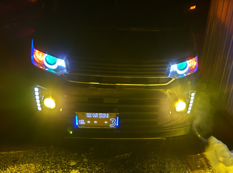 ワゴンRスティングレーの車検整備の合間のカスタム・ヘッドライトインナーブラック・DIYに関するカスタム事例の投稿画像1枚目