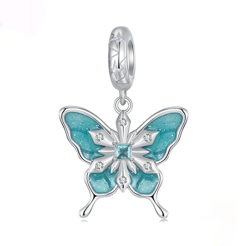 Zilveren sieraden sneeuwvlok serie kralen armband accessoires voor een sprankelende uitstraling, ideaal als cadeau of voor speciale gelegenheden.