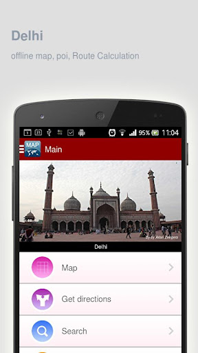 Delhi Map offline