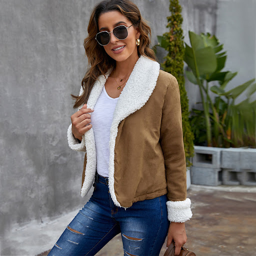 Title 4, Womens Autumn And Winter Solid Color Imitation...