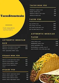 Tacos & Toasteaks menu 1