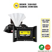 Khăn Giấy Ướt Lau Giày Sneaker Quick Wipes 30 Khăn Chùi Vệ Sinh Giày Siêu Tốc , Nhỏ Gọn, Bỏ Túi