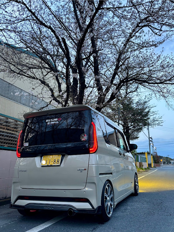 ルークスの可愛い息子ちゃん・サクラと愛車・黄砂と花粉は敵・桜シーズン開幕に関するカスタム事例の投稿画像7枚目