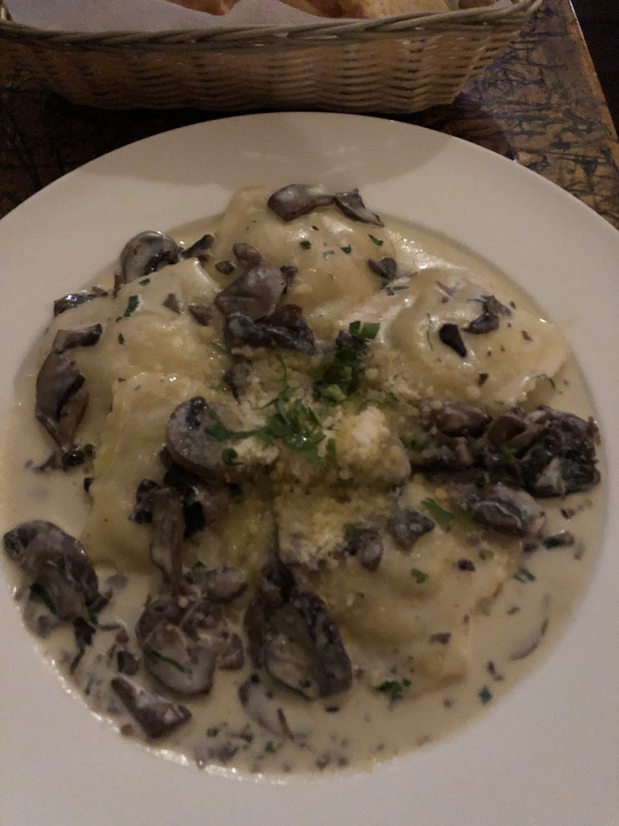 Mushroom Ravioli was incredible!