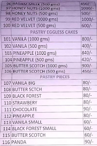 The Crown Bakery menu 6