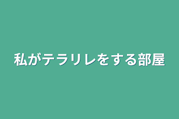 私がテラリレをする部屋