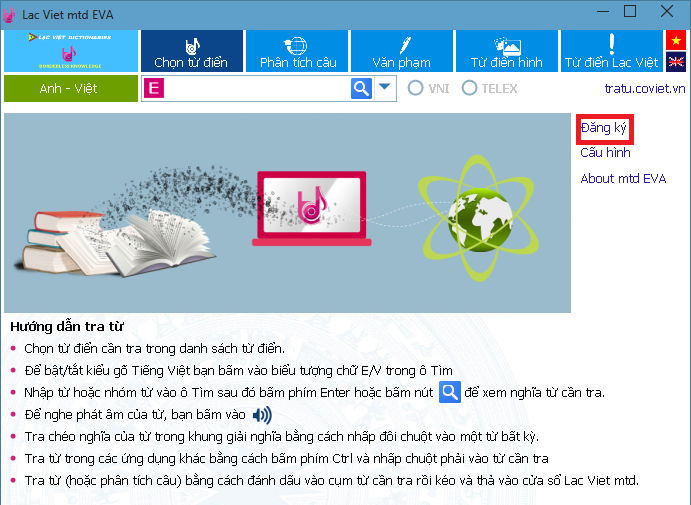 Download Từ Điển Lạc Việt mtd EVA Full key 2020