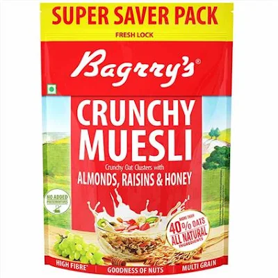 Bagrrys Cru Almrai Muesli Pch - 750 gm