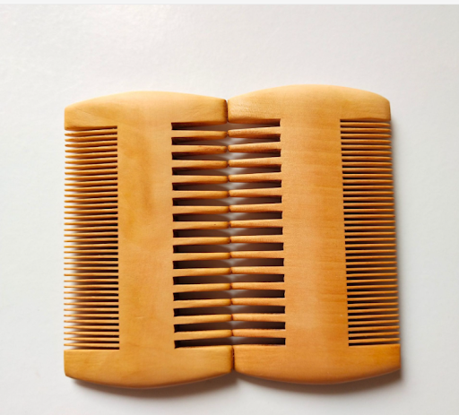 Title 10, Simple Retro Double-sided Peach And Beech Comb ...