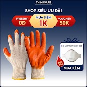 Găng Tay Bảo Hộ Lao Động Phủ Cao Su Thinksafe, Găng Cotton Chống Trơn, Nóng, Hóa Chất, Bao Tay Phủ Cao Su Hoàn Thiện Tốt