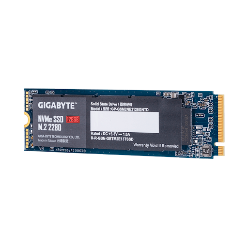 Ổ cứng SSD Gigabyte 128GB M.2 2280 NVMe Gen3 x4 (GP-GSM2NE3128GNTD)