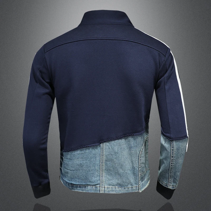 Title 1, Chaqueta Retro Vaquera Casual con Cuello al Alz...