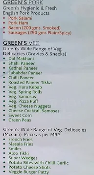 Green Chick Chop menu 1