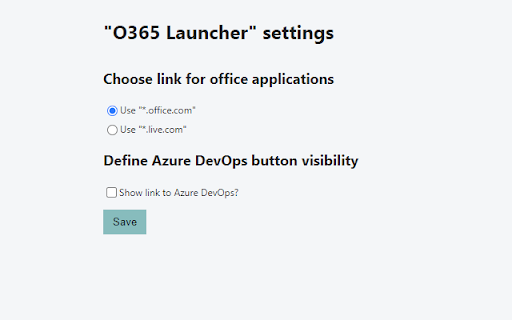 Launcher for Office Apps