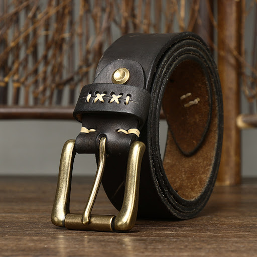 Title 9, Washed-out Vintage First Layer Cow Leather Pin ...