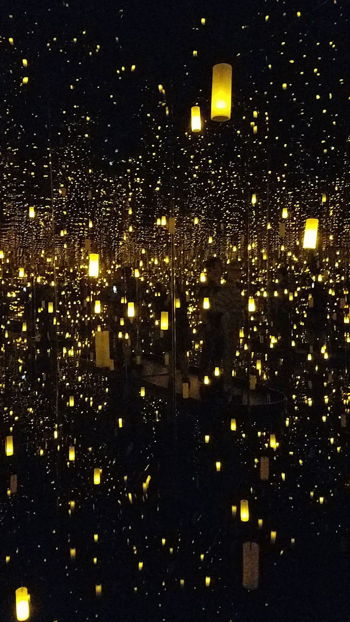 Visiting Yayoi Kusuma Infinity Mirrors at the Seattle Art Museum, Infinity Mirrored Room — Aftermath of Obliteration of Eternity