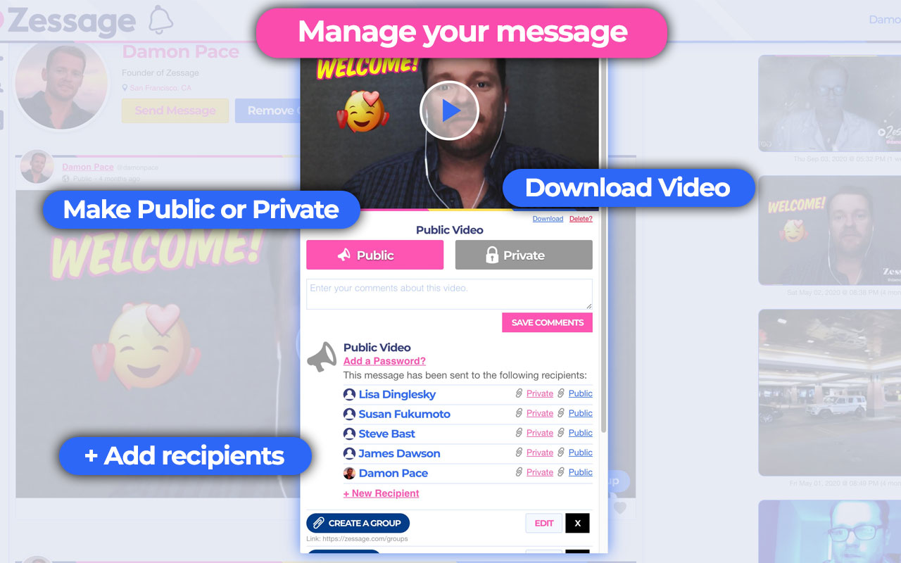 Zessage: Video Messaging Preview image 7