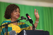 December 4  , 2017. Baleka Mbethe dismisses talk of presidential hopefuls at the Provincial General council of the ANC in KZN at the Olive Convention Centre in Durban
