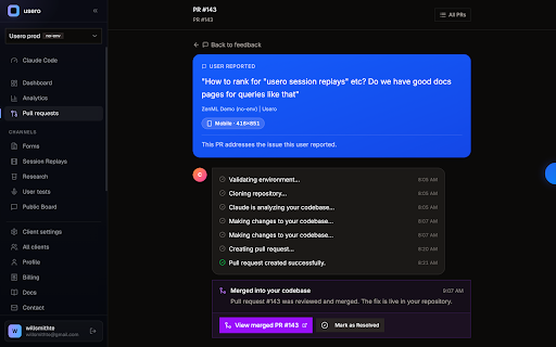 Usero screenshot 3