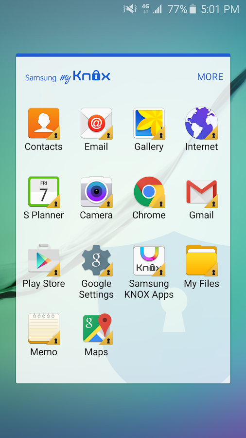    Samsung My Knox- screenshot  