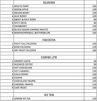 Cafe Culture menu 1