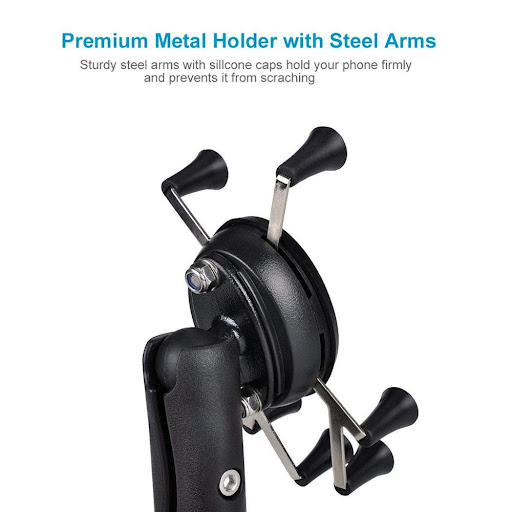 Title 2, Bicycle riding bracket, securely holds your pho...