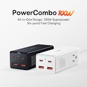 Sạc Nhanh Đa Năng 65W - 100W Baseus Gan3 Pro Desktop Powerstrip