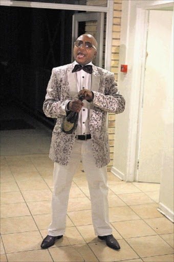 EXTRAVAGANT: Shushi King Kenny Kunene. PHOTO: SIMON MATHEBULA