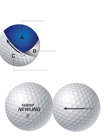 Golf Üç Katmanlı Top Süper Uzun Mes - 3