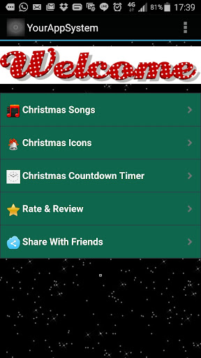 Christmas Songs 3D Wallpaper