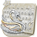 Silver Swan Keyboard Theme 10001002 APK Download