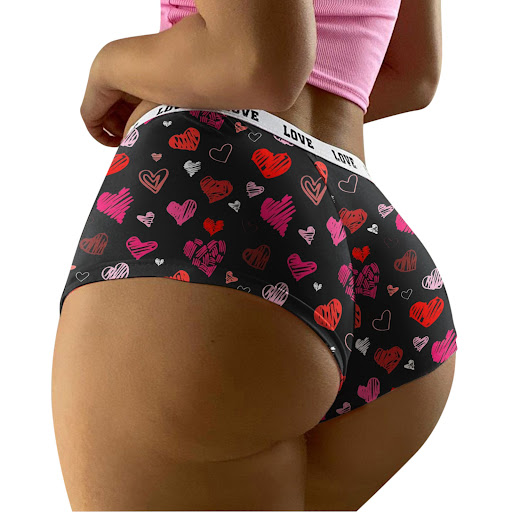 Title 4, Womens Fashion Printed Underpants Low Waist Co...