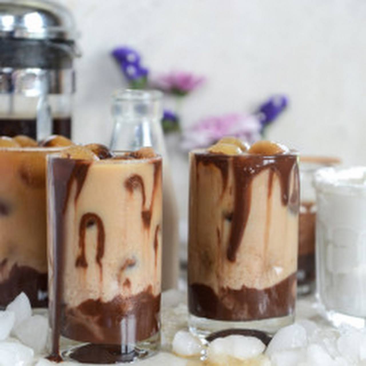 Chocolate Milk Iced Mochas.