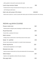 Urban Spice Restaurant menu 8