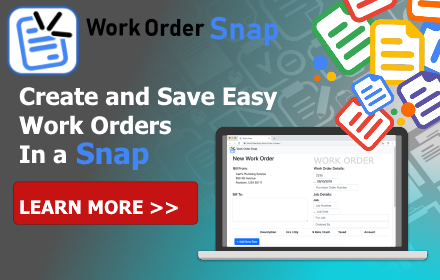 WorkOrderSnap Work Order Creator small promo image