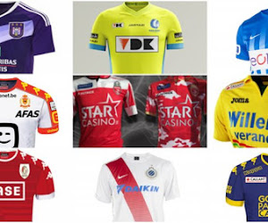 Les maillots version 2016/2017 des 16 équipes de Pro League