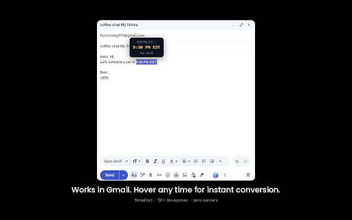 TimePort — Instant Timezone Converter screenshot 2