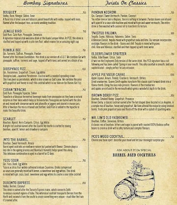 PCO menu 